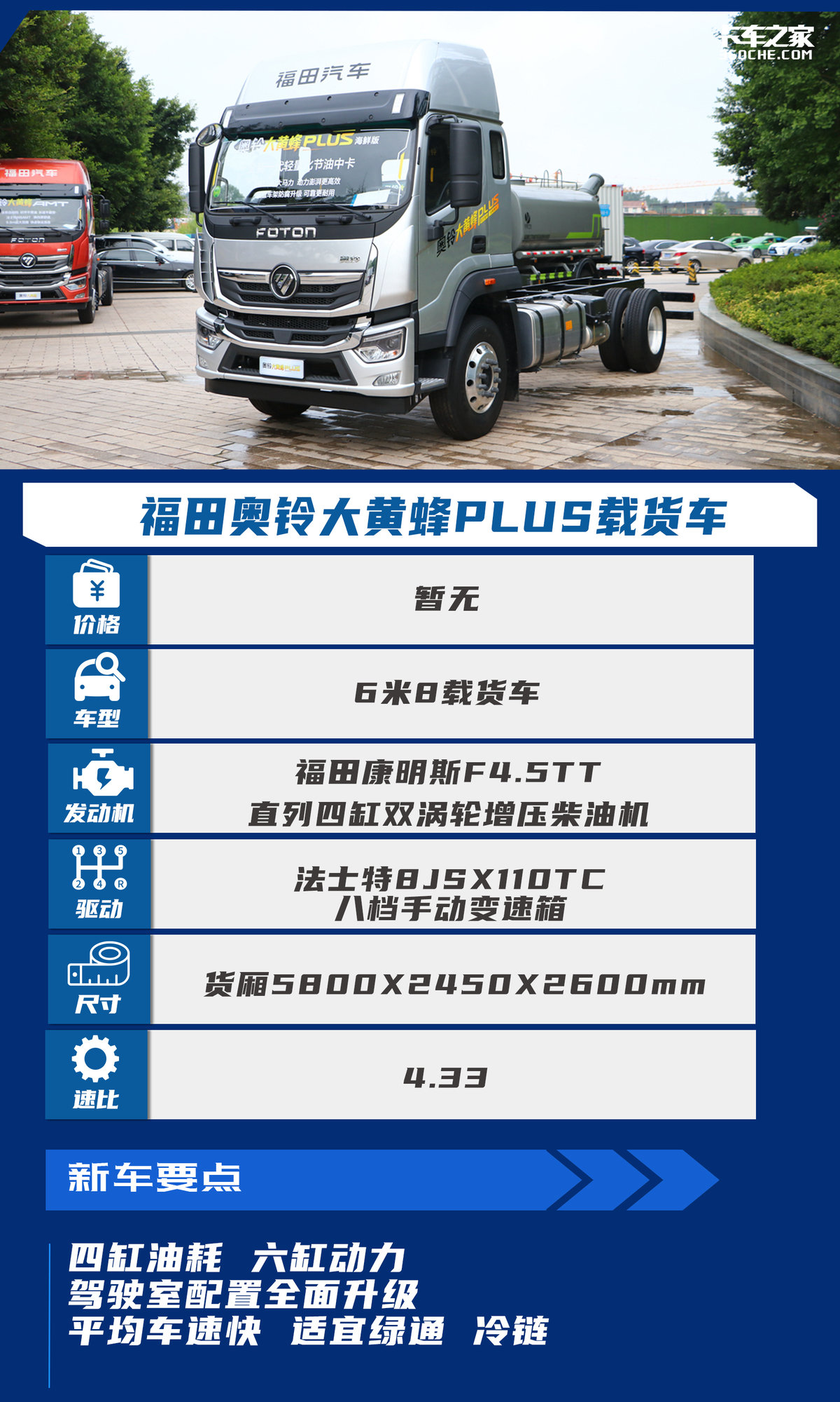 福田最新貨車，路上的友情與家的溫馨之旅