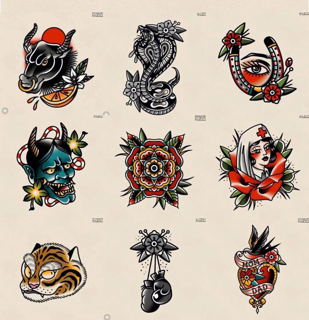 時尚潮流展現(xiàn)，最新紋身圖案設計精選